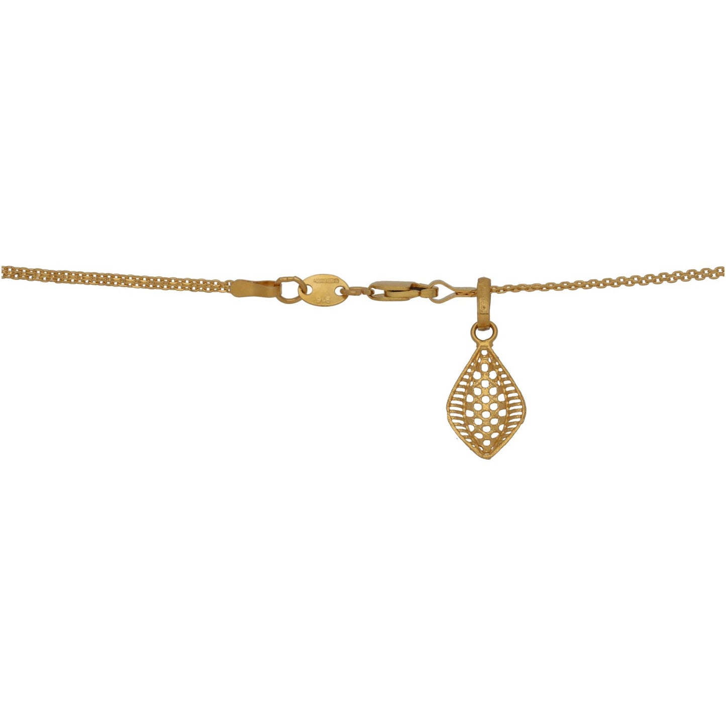 22ct Gold Alternative Pendant With Chain
