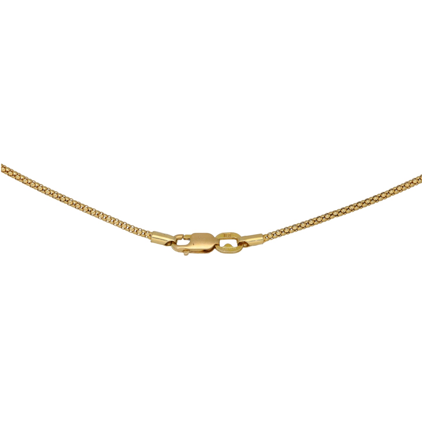 14ct Gold Cubic Zirconia Fancy Necklace 18"
