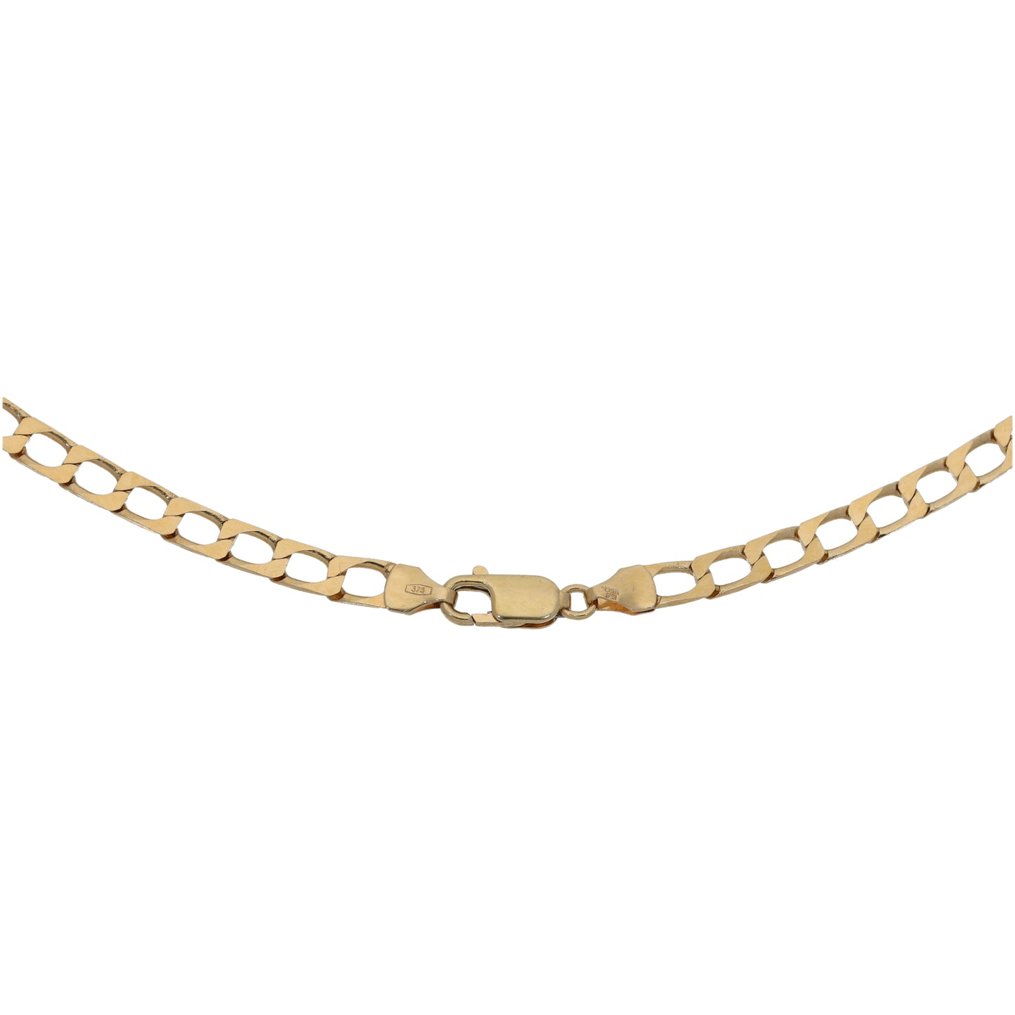 9ct Gold Curb Chain 16"