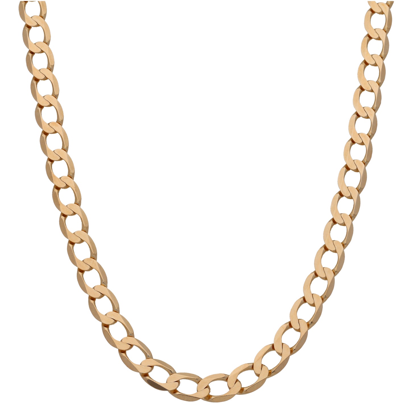 9ct Gold Curb Chain 20"