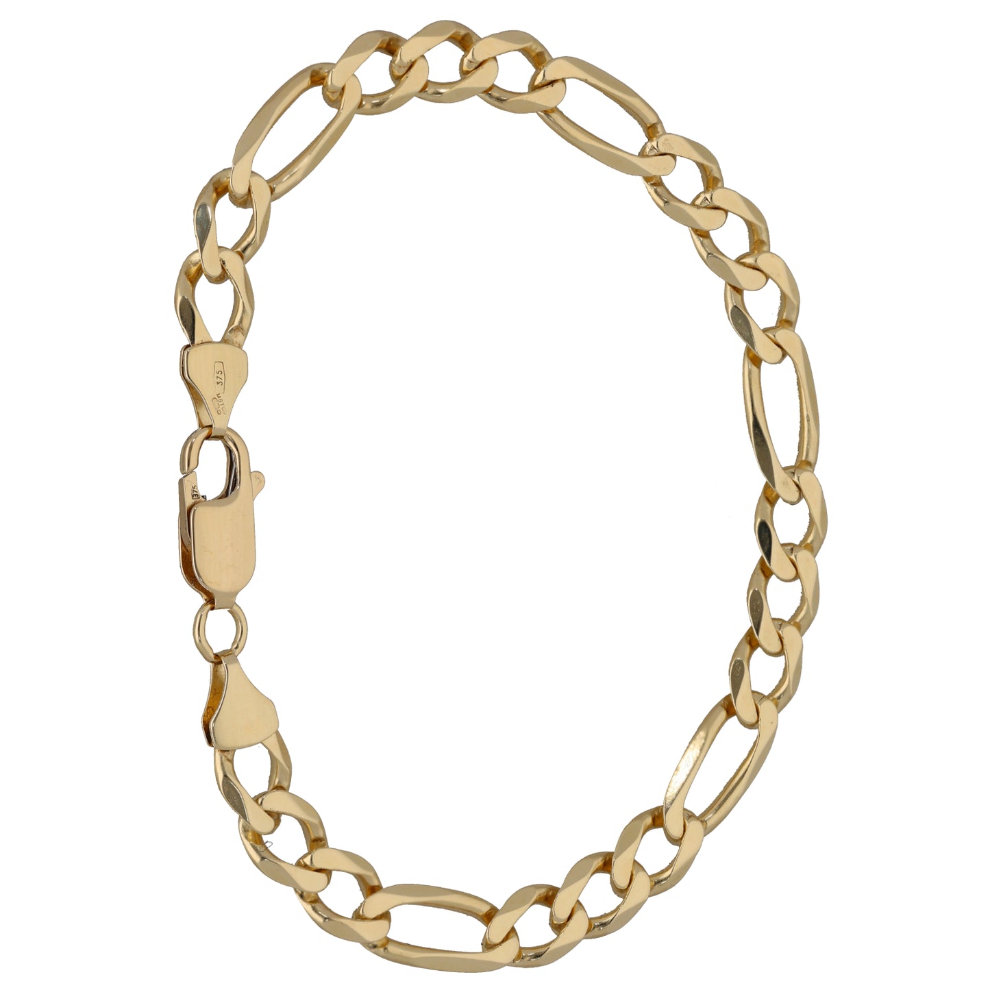 9ct Gold Figaro Bracelet