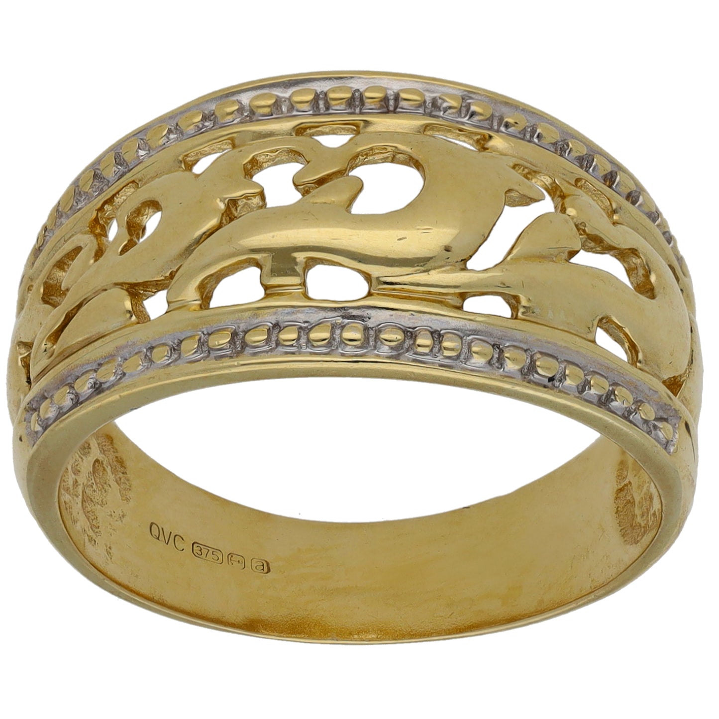 9ct Gold Alternative Ring Size R