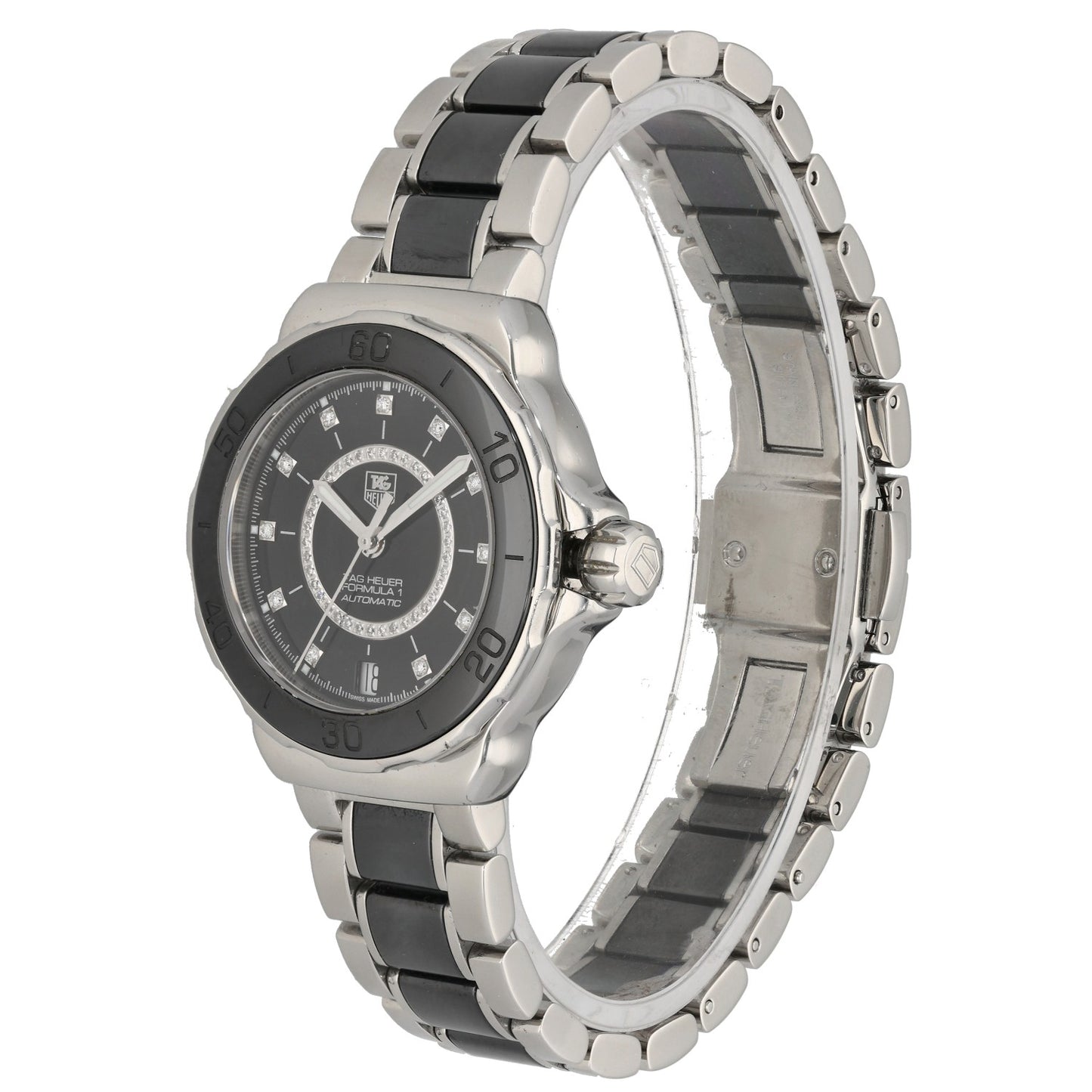 Tag Heuer Formula 1 WAU2210, black dial, stainless steel and ceramic