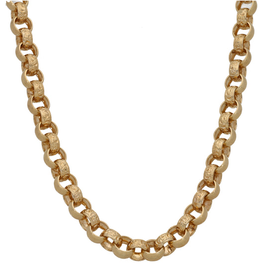 9ct Gold Belcher Chain 48"