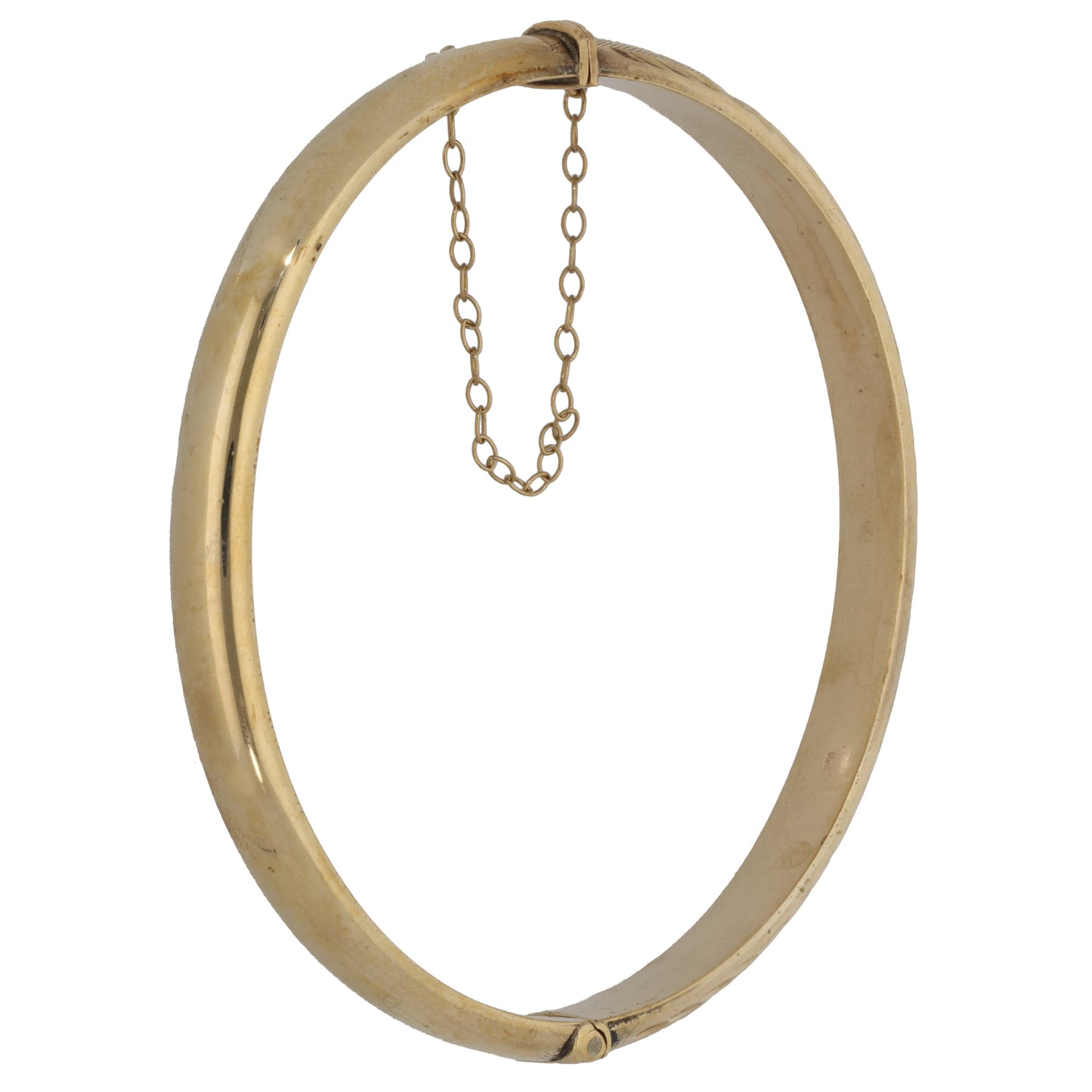 9ct Gold Hinged/Clasp Bangle