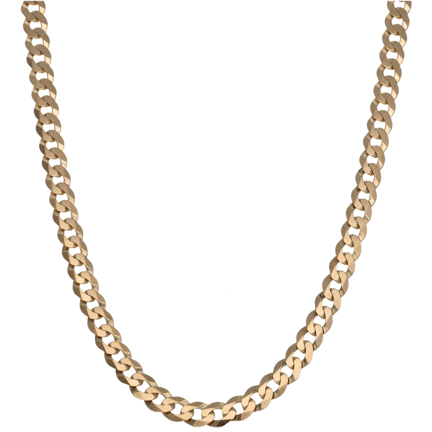 9ct Gold Curb Chain 20"