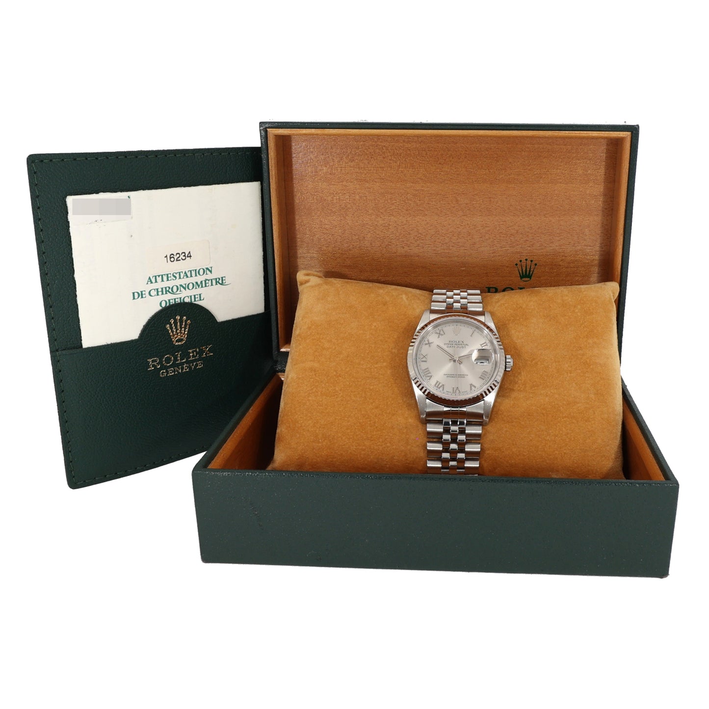 Rolex Datejust 16234 36mm Stainless Steel Watch