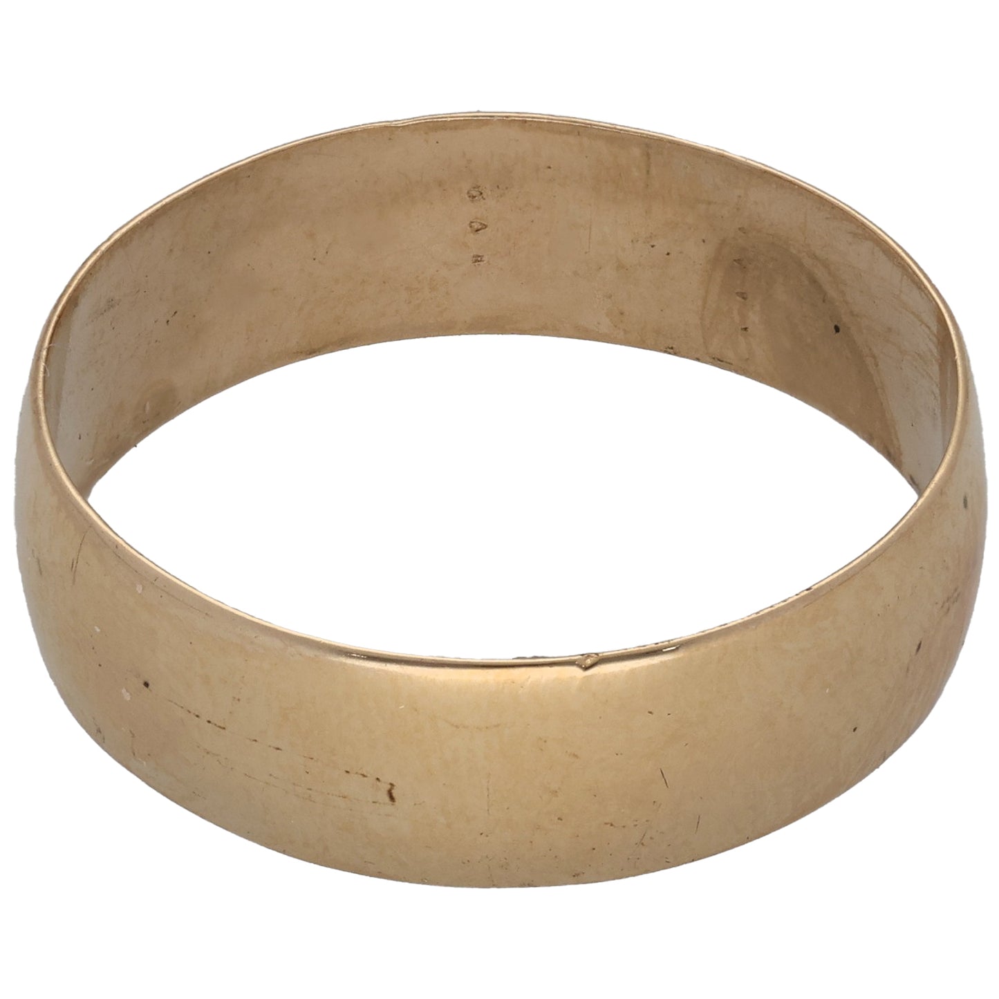 9ct Gold Plain Wedding Ring Size X