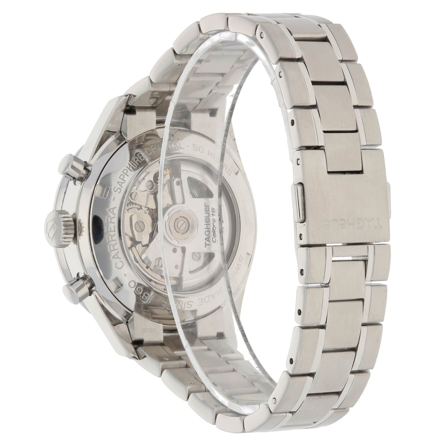 Tag Heuer Carrera CV2010-2 41mm Stainless Steel Mens Watch