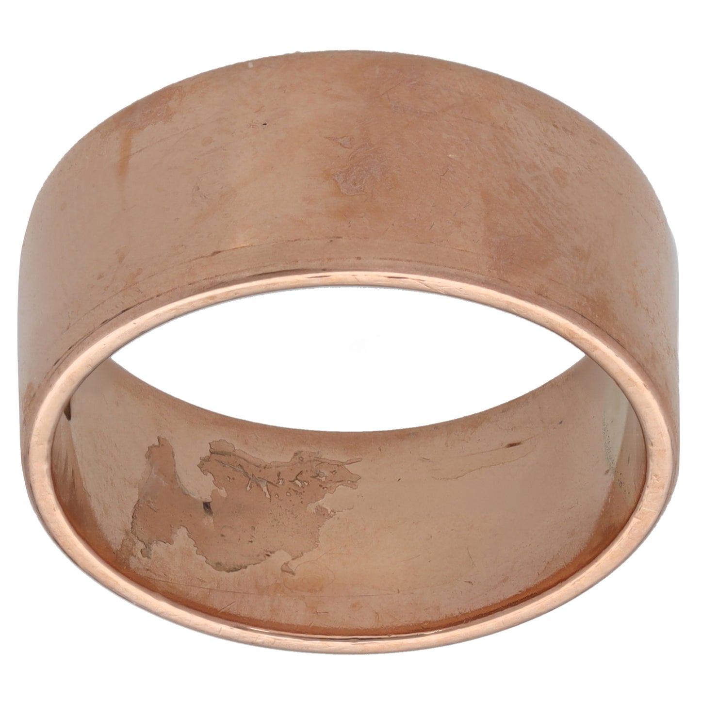 9ct Rose Gold Plain Wedding Ring Size T