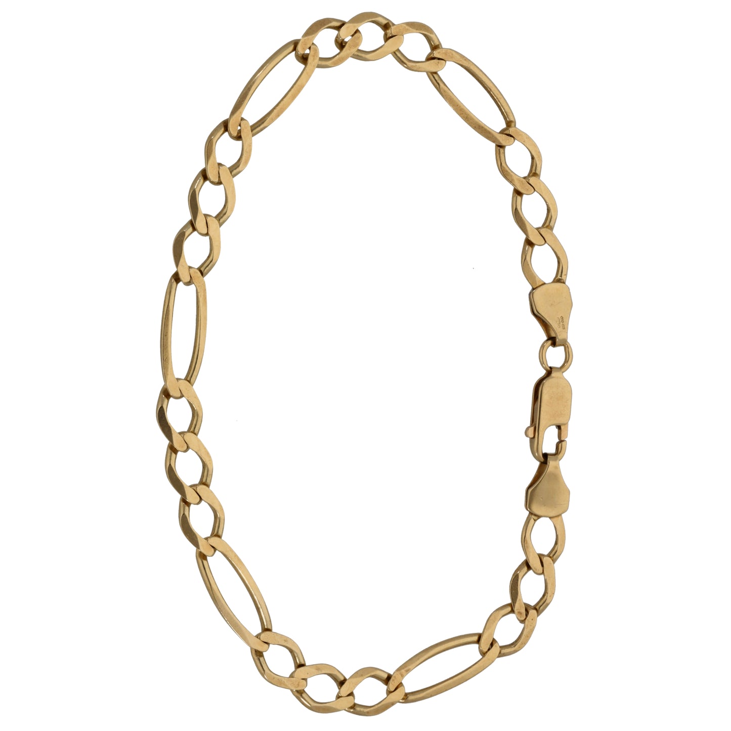 9ct Gold Figaro Bracelet