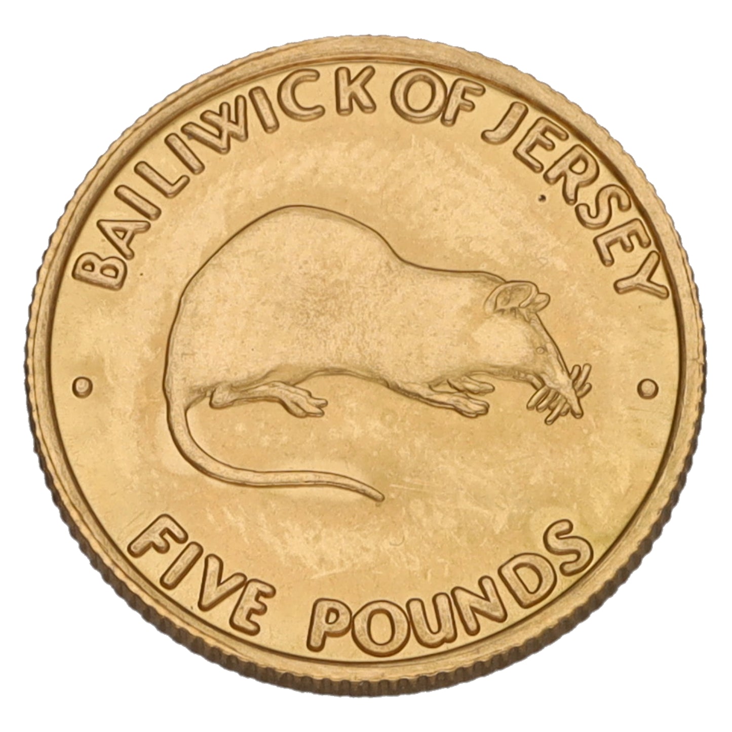 22ct Gold Queen Elizabeth II Silver Wedding Five Pounds Coin 1972