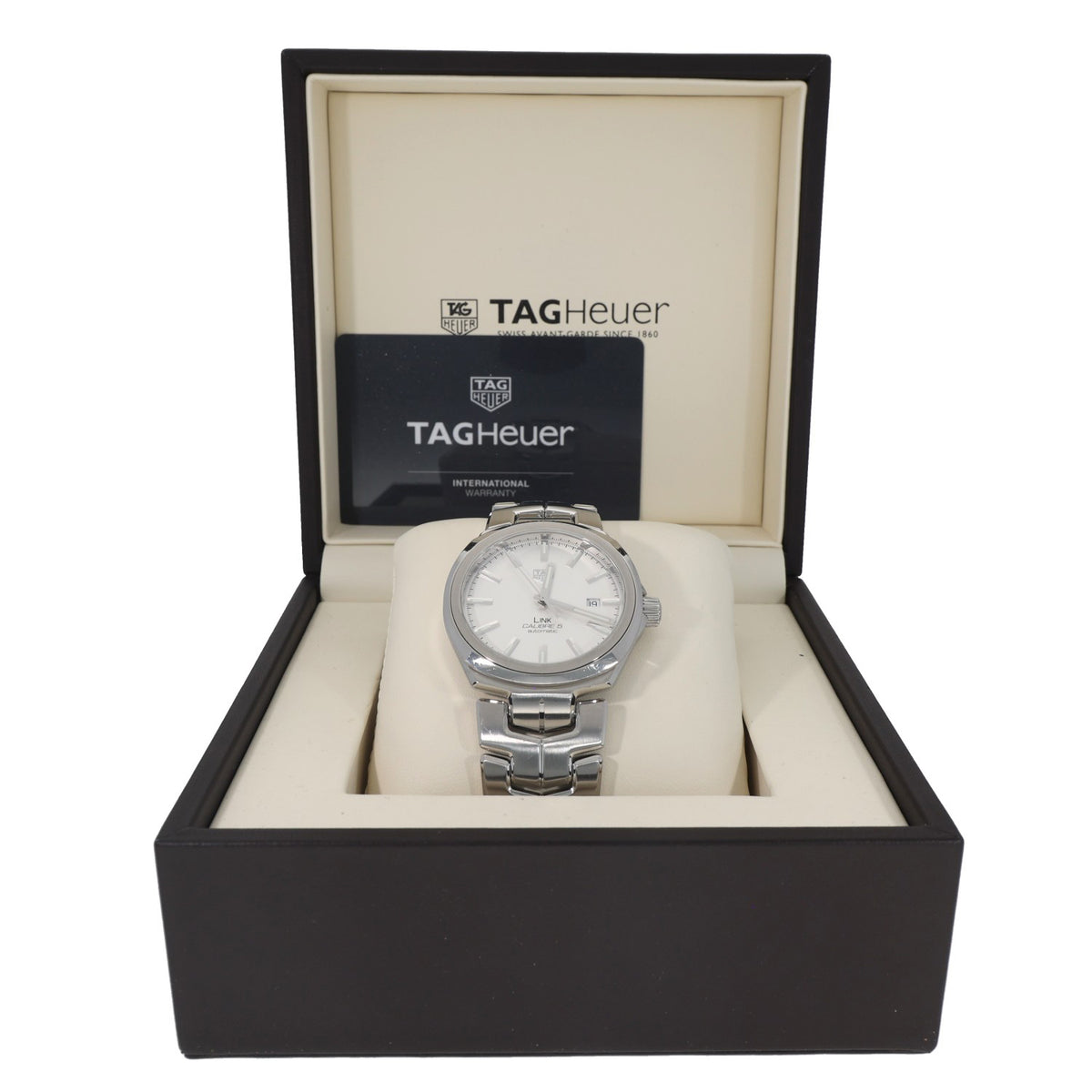Tag Heuer Link WBC2111 41mm Stainless Steel Watch