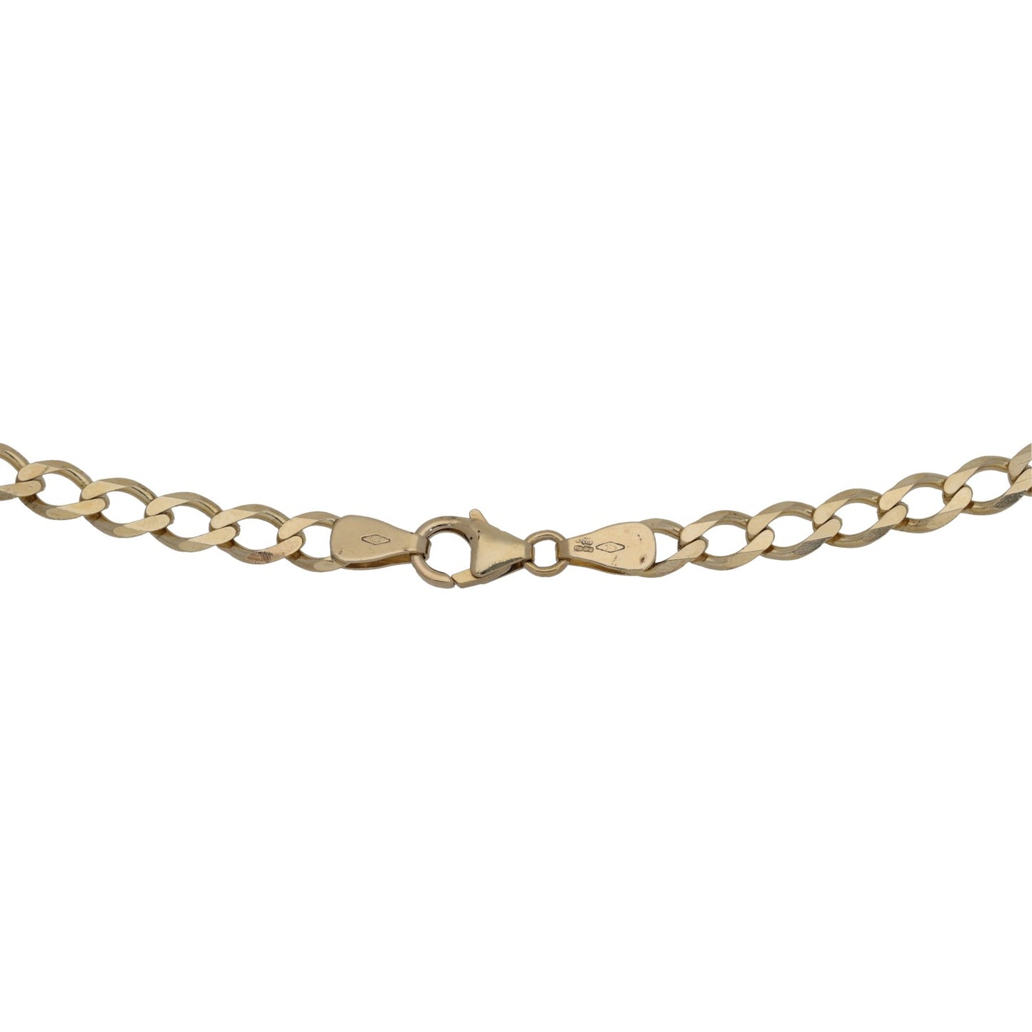 9ct Gold Curb Chain 26"