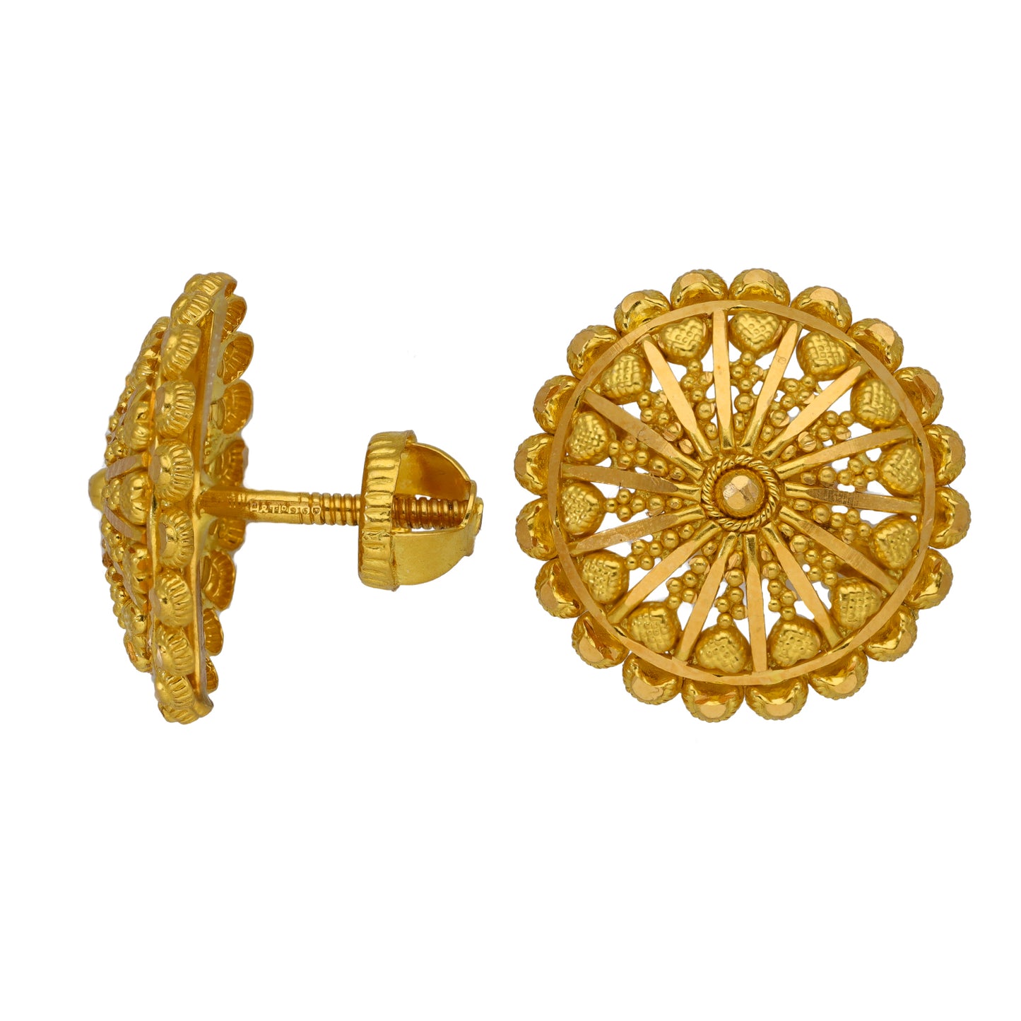 22ct Gold Stud Earrings