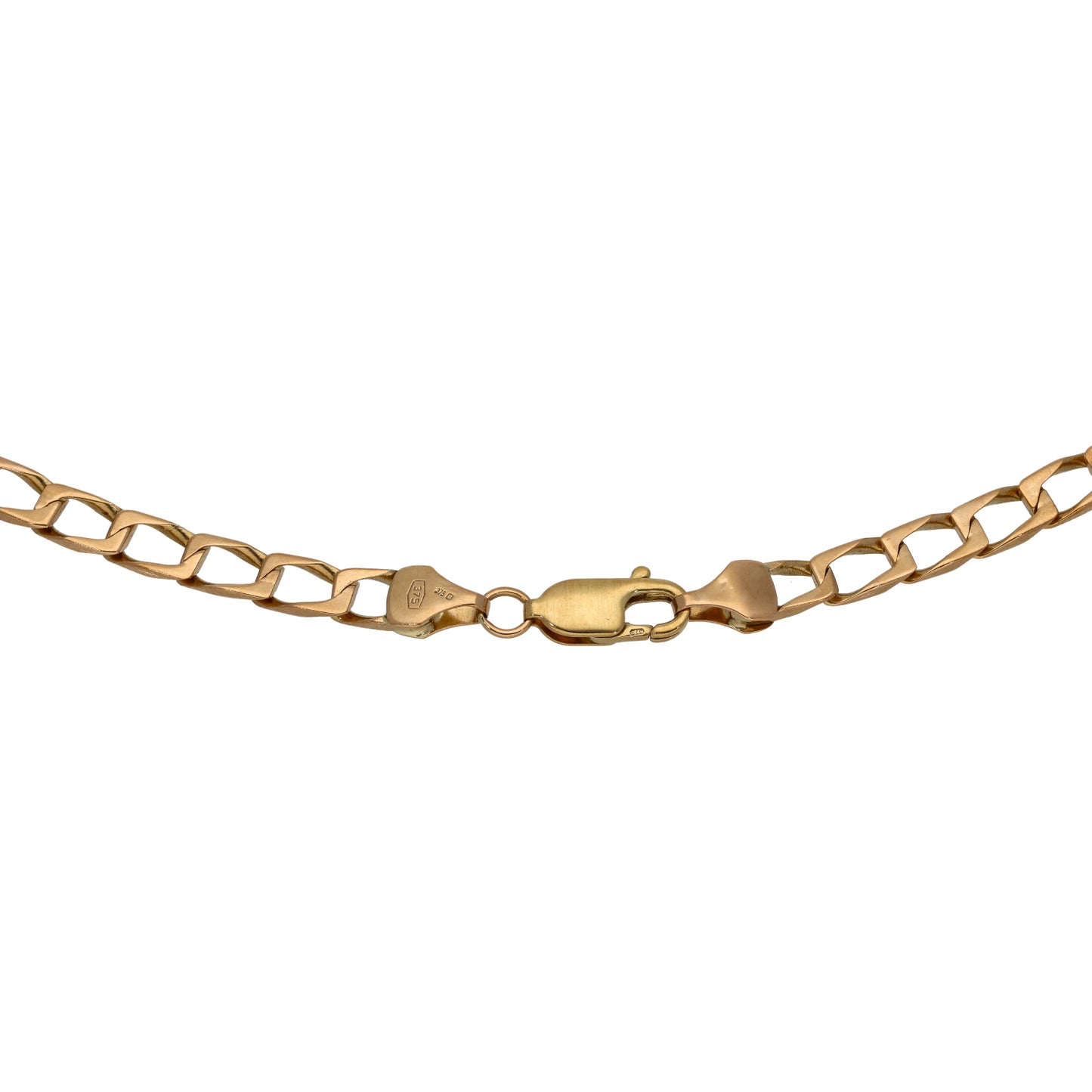 9ct Gold Curb Chain 24"
