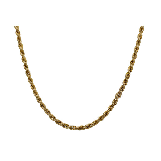 9ct Gold Rope Chain 22"