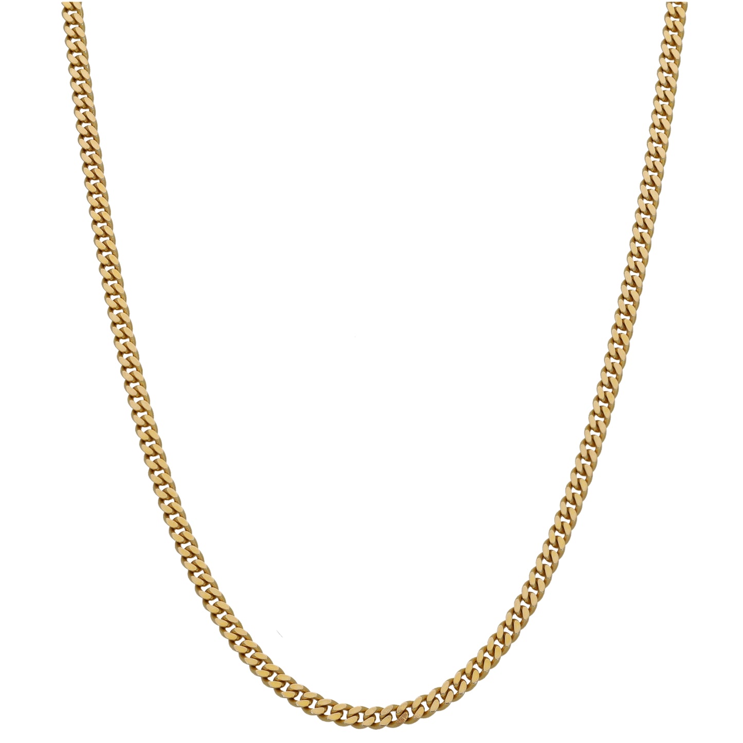 14ct Gold Curb Chain 18"