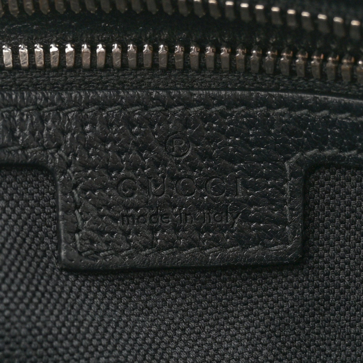 Gucci Jumbo GG Messenger Canvas Bag - Black