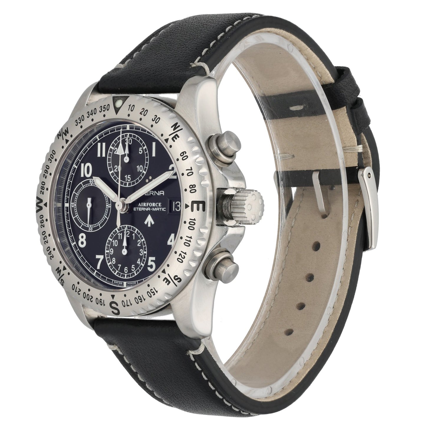 Eterna Matic Airforce 8418.41 38mm Stainless Steel Watch