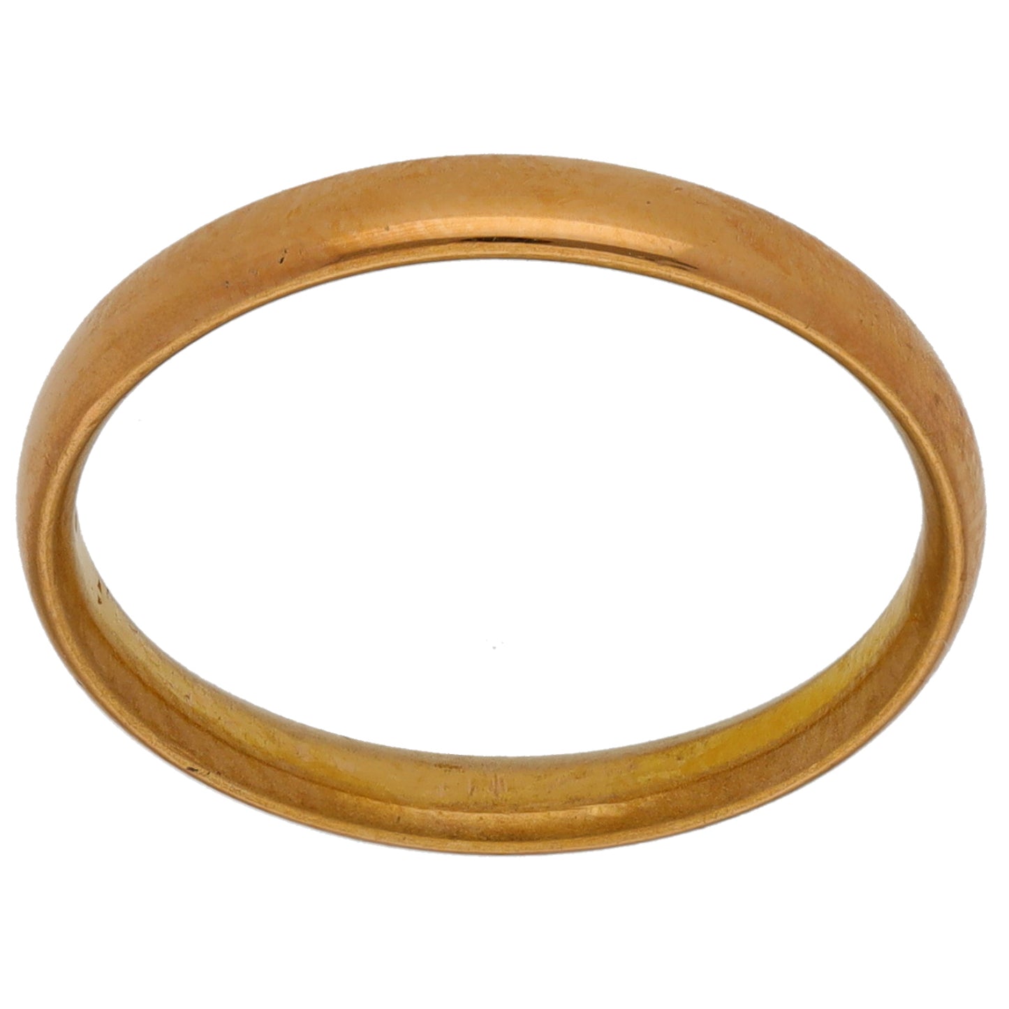 22ct Gold Plain Wedding Ring Size N
