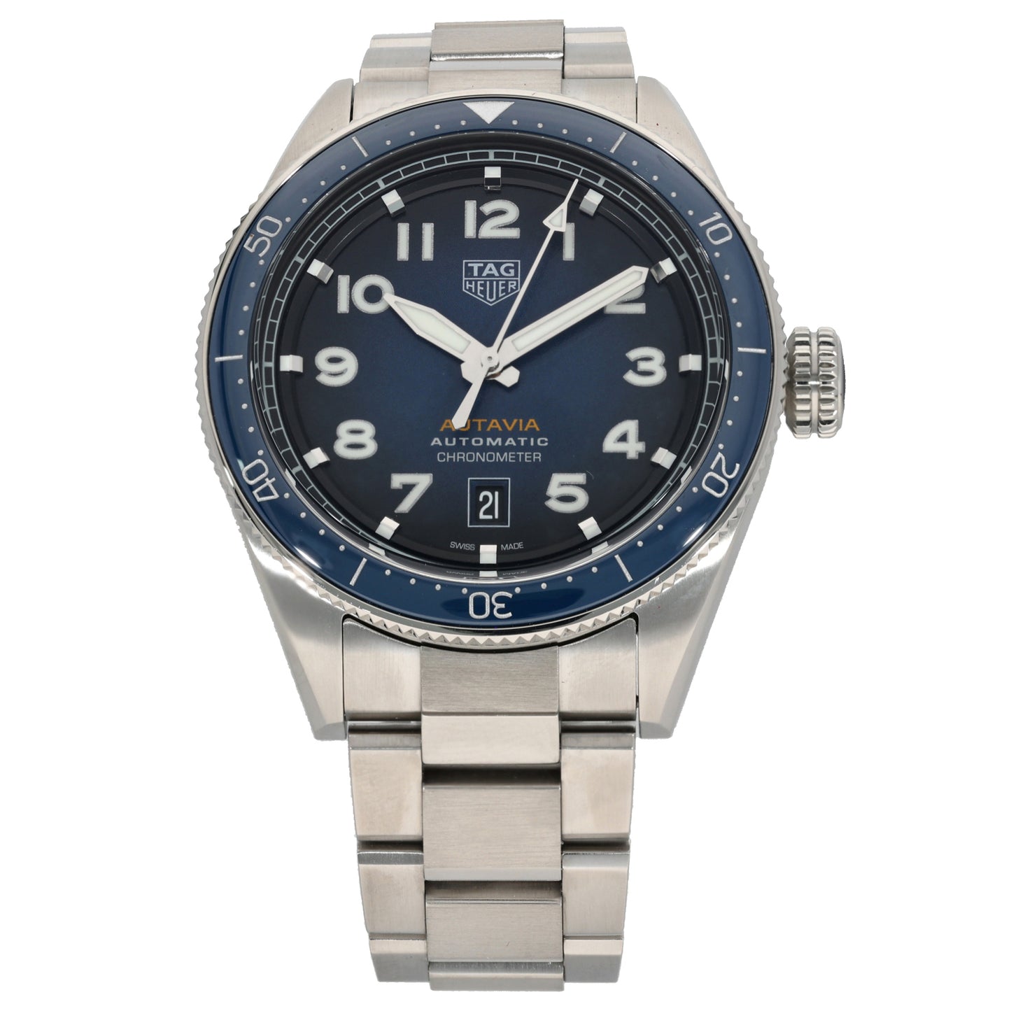 Tag Heuer Autavia WBE5116 42mm Stainless Steel Watch