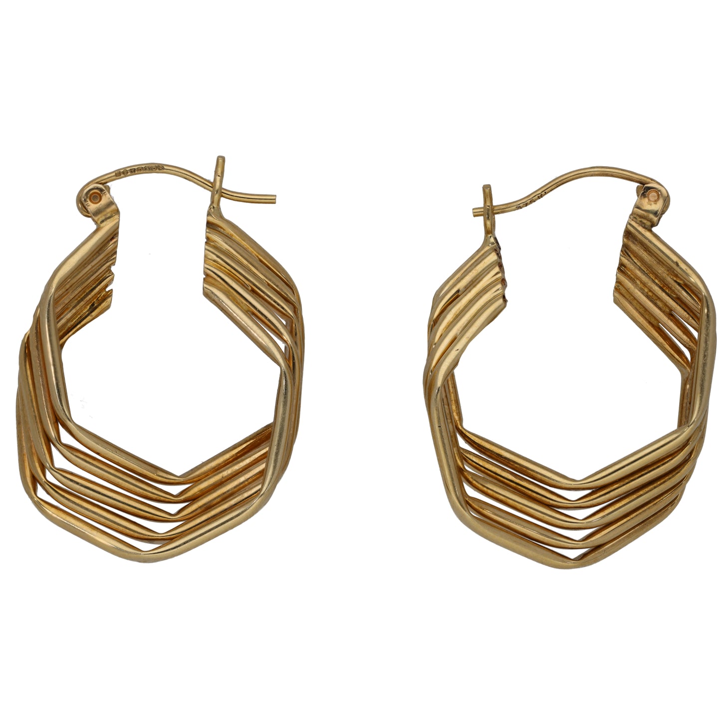 9ct Gold Hoop Earrings