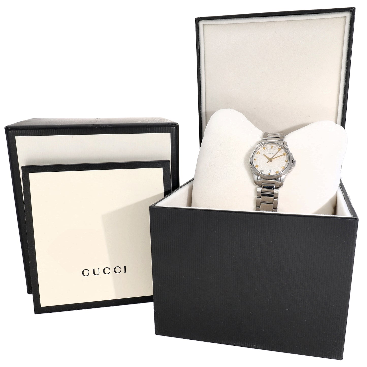Gucci G-Timeless 126.5 28mm Stainless Steel Watch