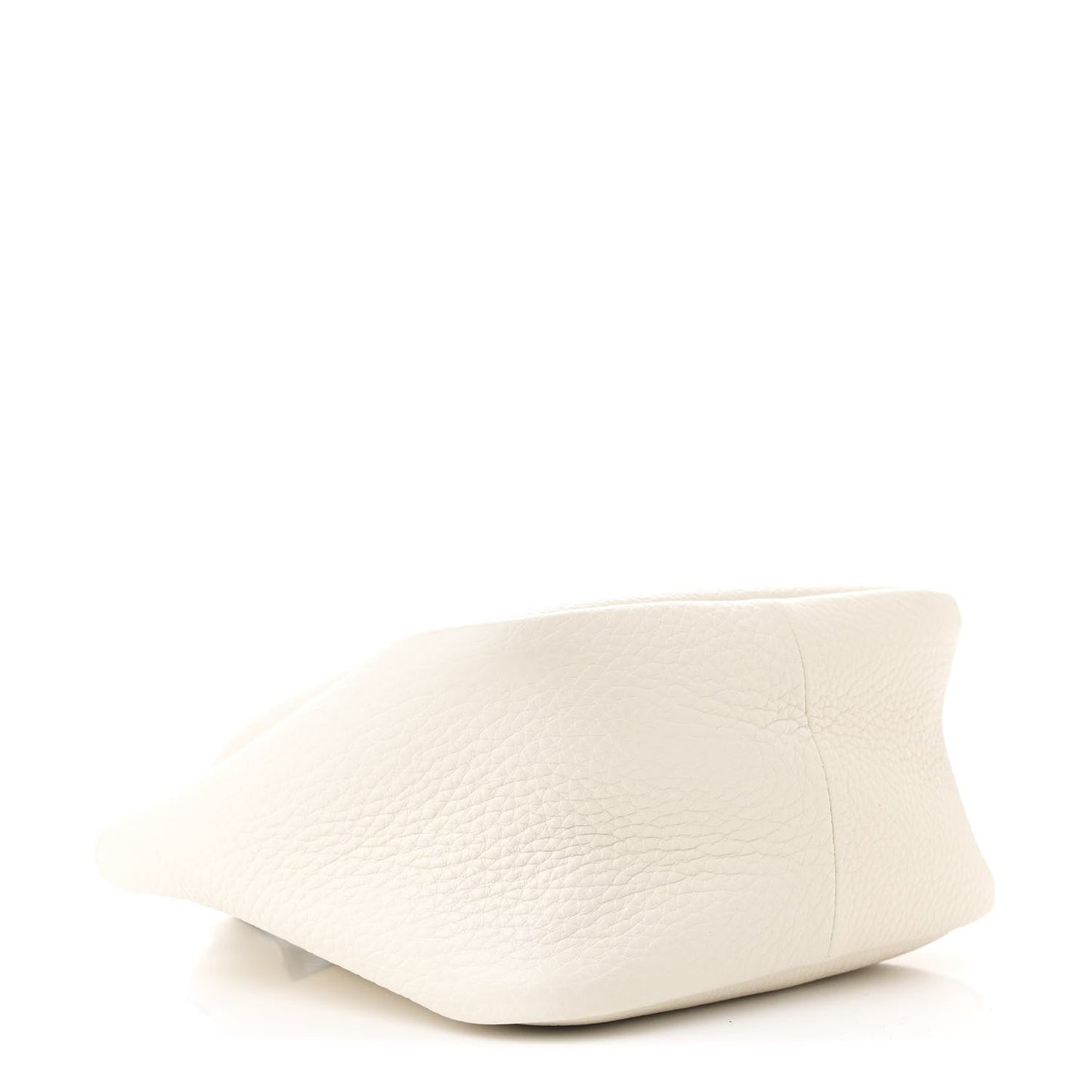 Prada Small Dynamique Tote Vitello Daino Leather Bag - White