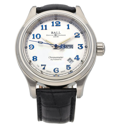 Ball Trainmaster Roman NM1058D 41mm Stainless Steel Watch