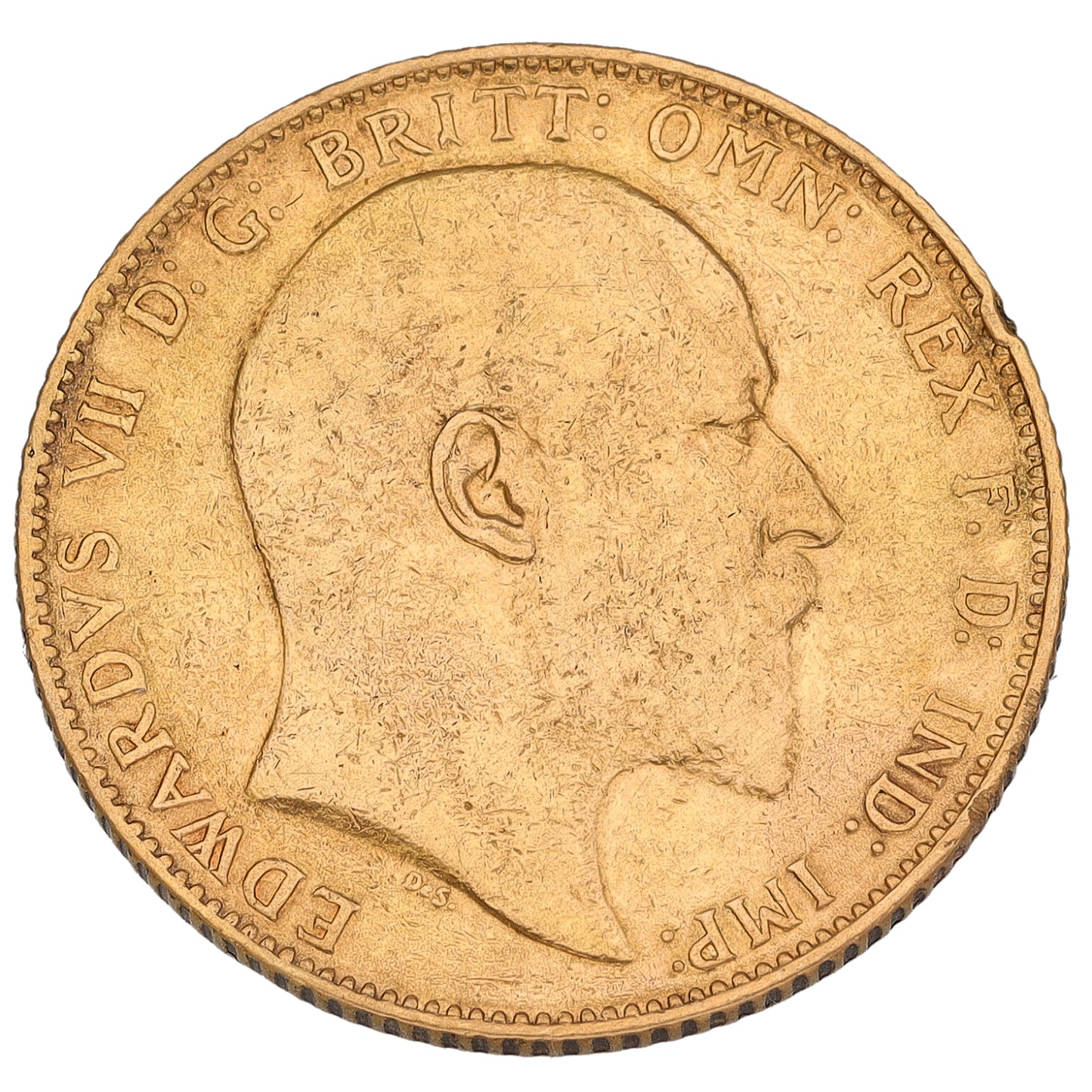 22ct Gold King Edward VII Full Sovereign Coin 1910