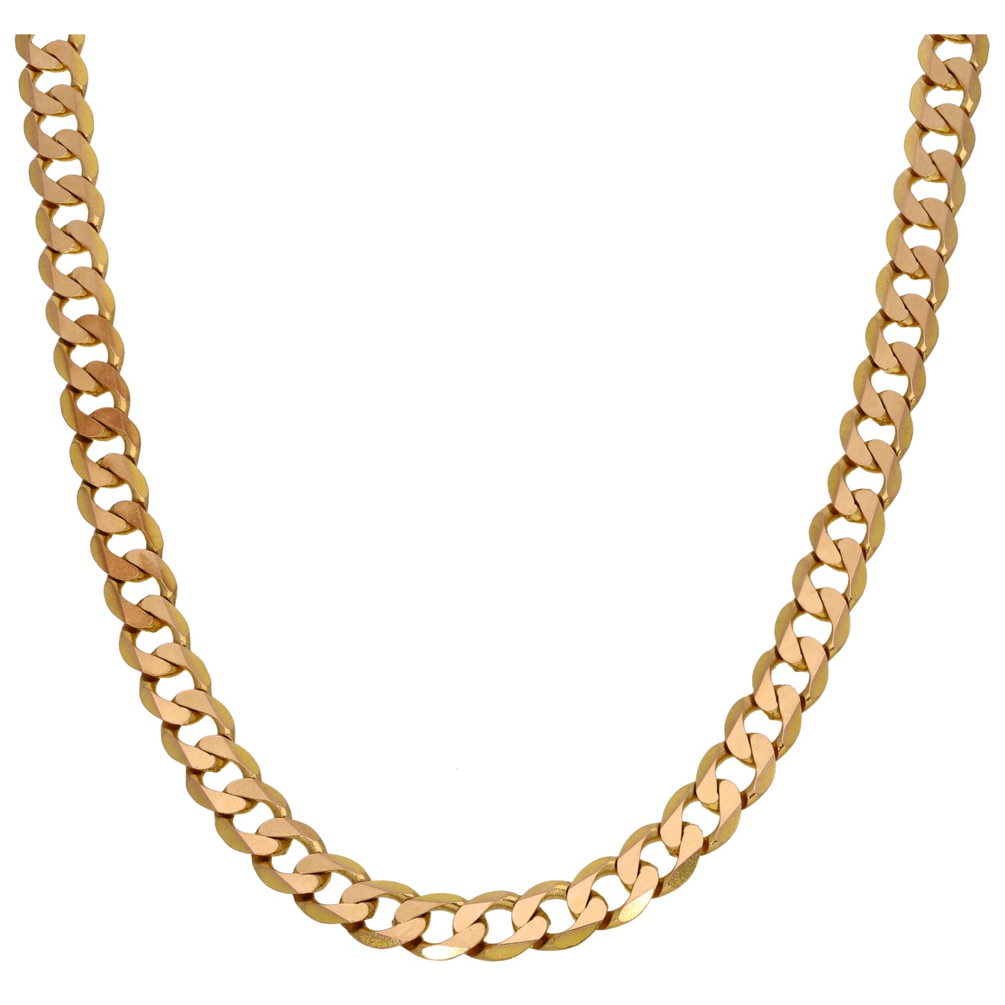 9ct Gold Curb Chain 20"