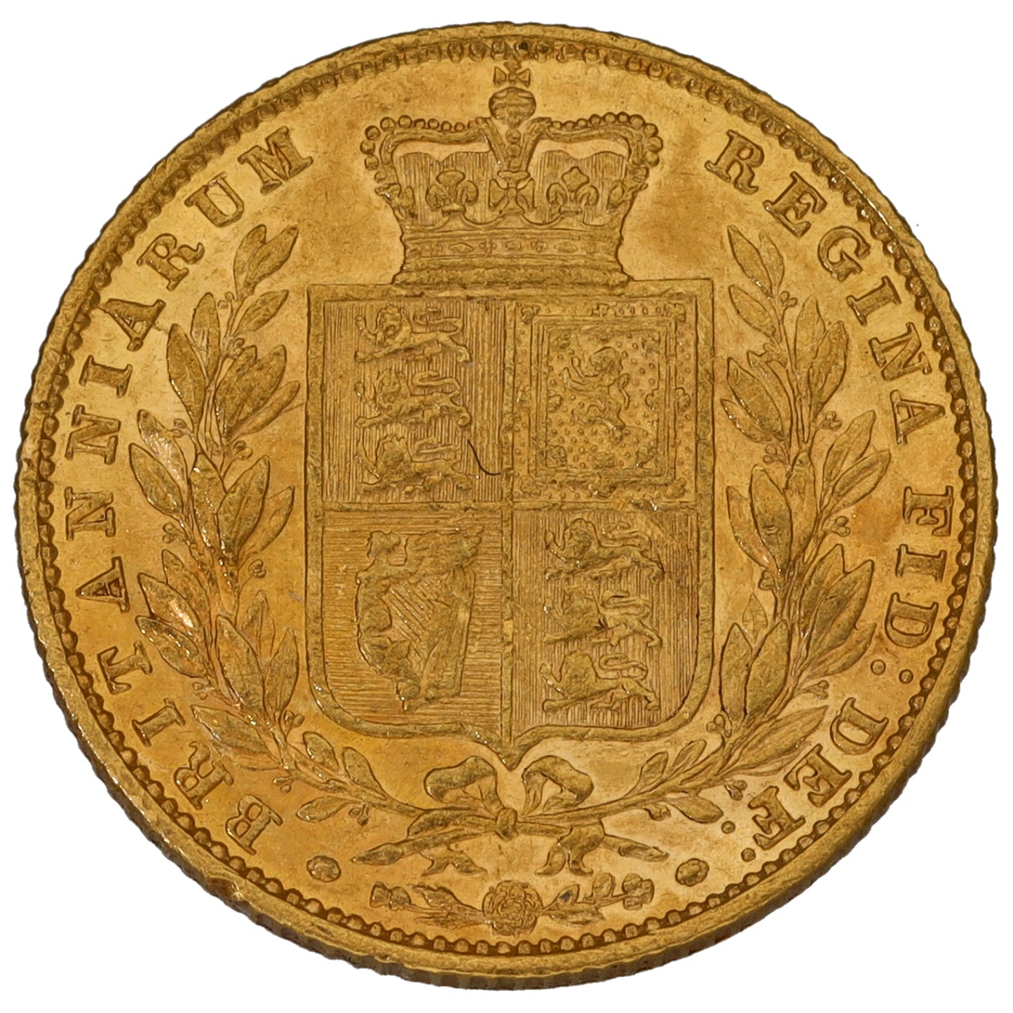22ct Gold Queen Victoria Full Sovereign Coin 1853