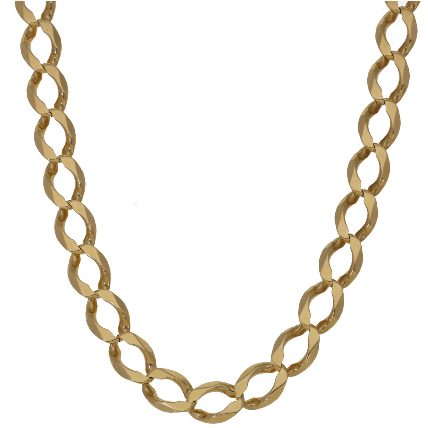 9ct Gold Curb Chain 28"