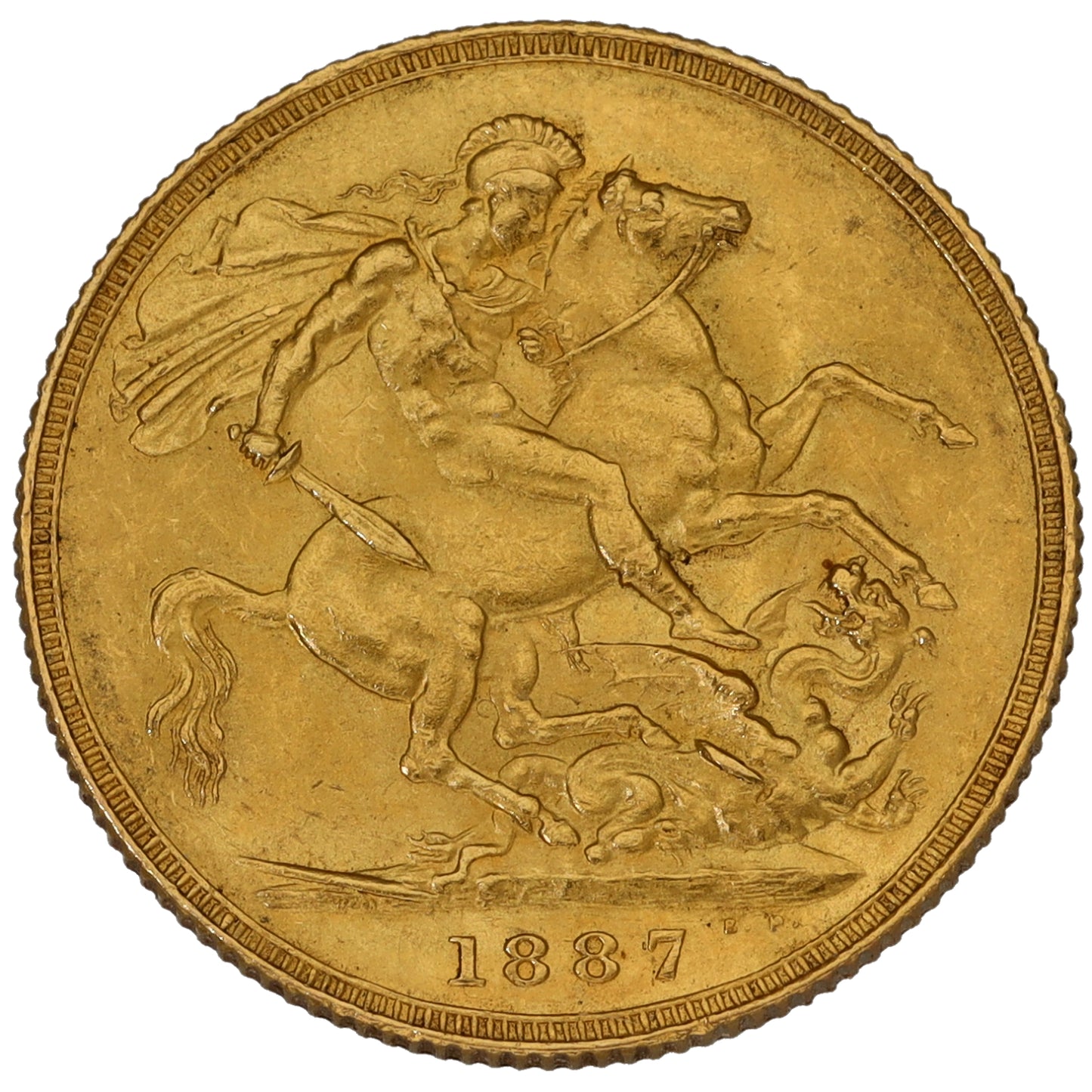 22ct Gold Queen Victoria Full Sovereign Coin 1887