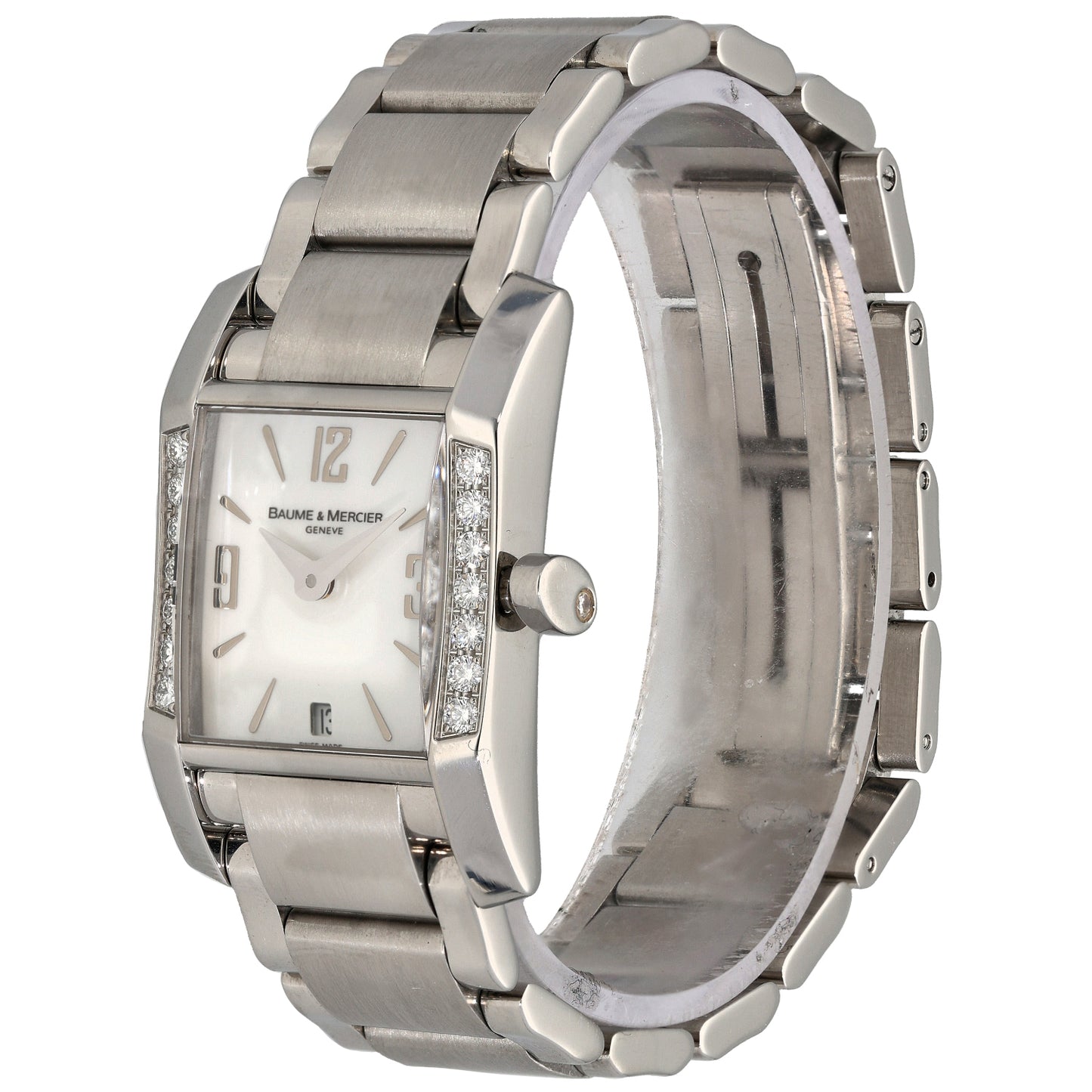 Baume Et Mercier Hampton 65516 22mm Stainless Steel Watch