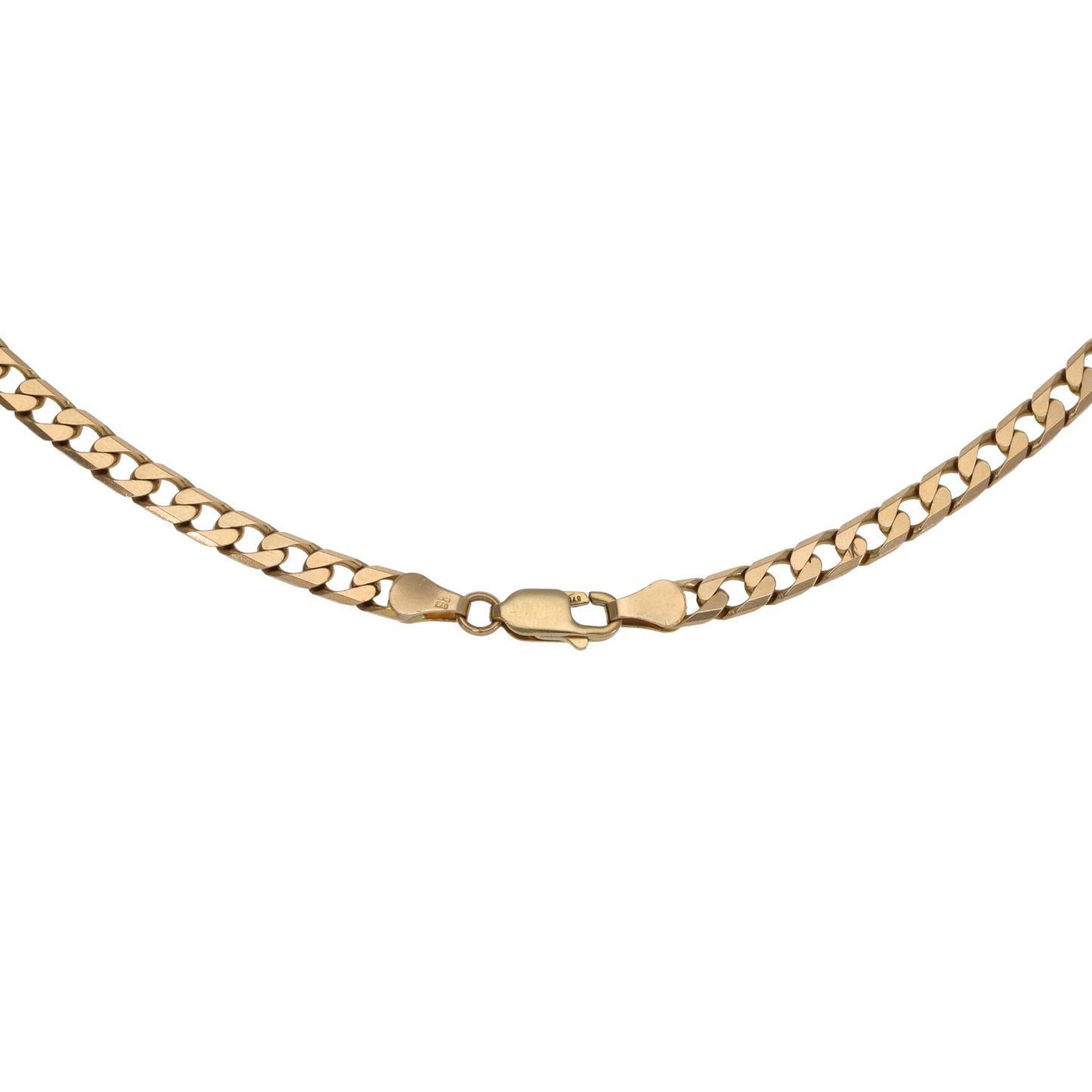 9ct Gold Curb Chain 20"
