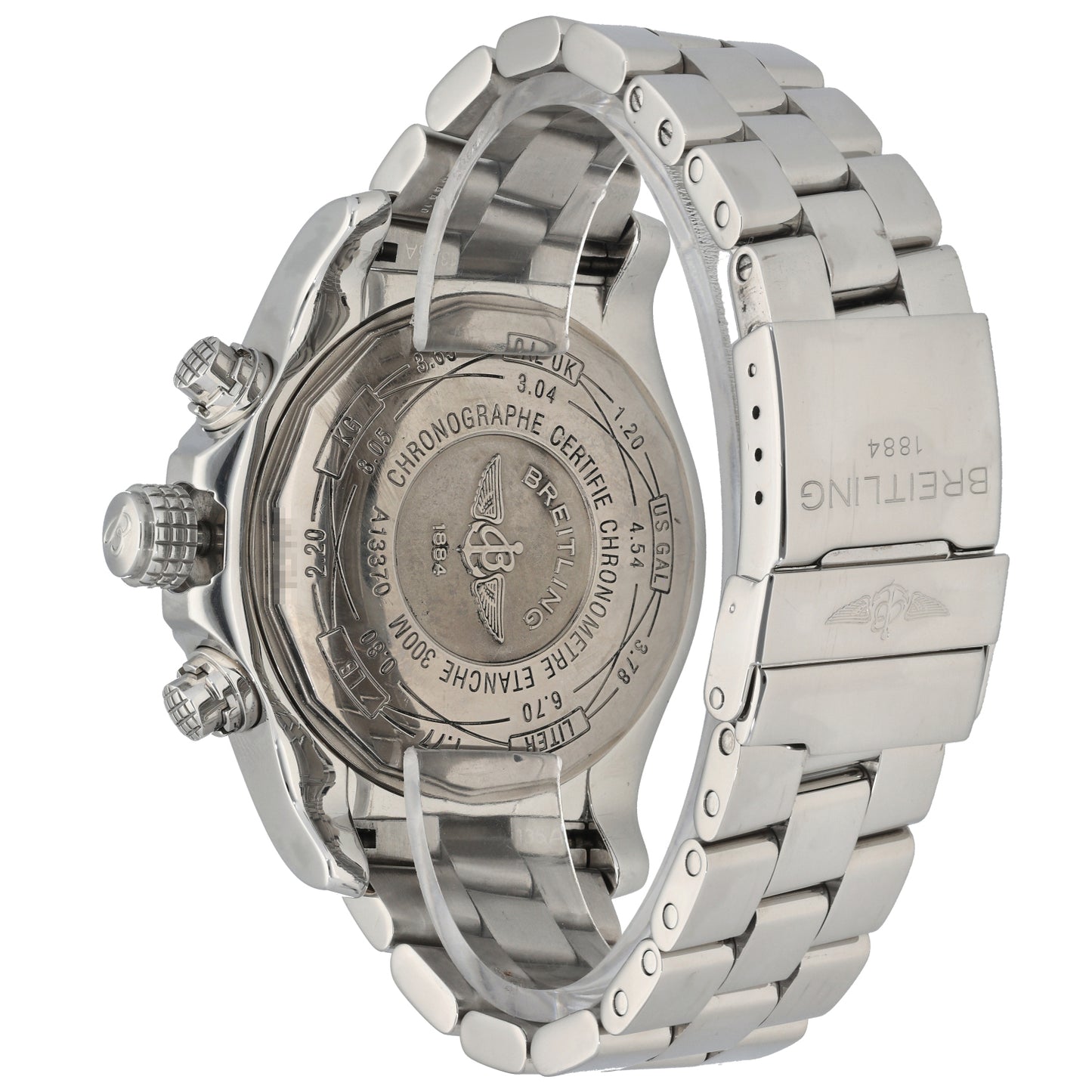 Breitling Super Avenger A13370 48mm Stainless Steel Watch