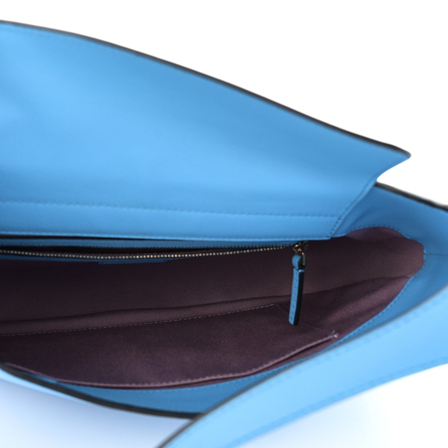 Versace La Medusa Hobo Calfskin Leather Bag - Blue