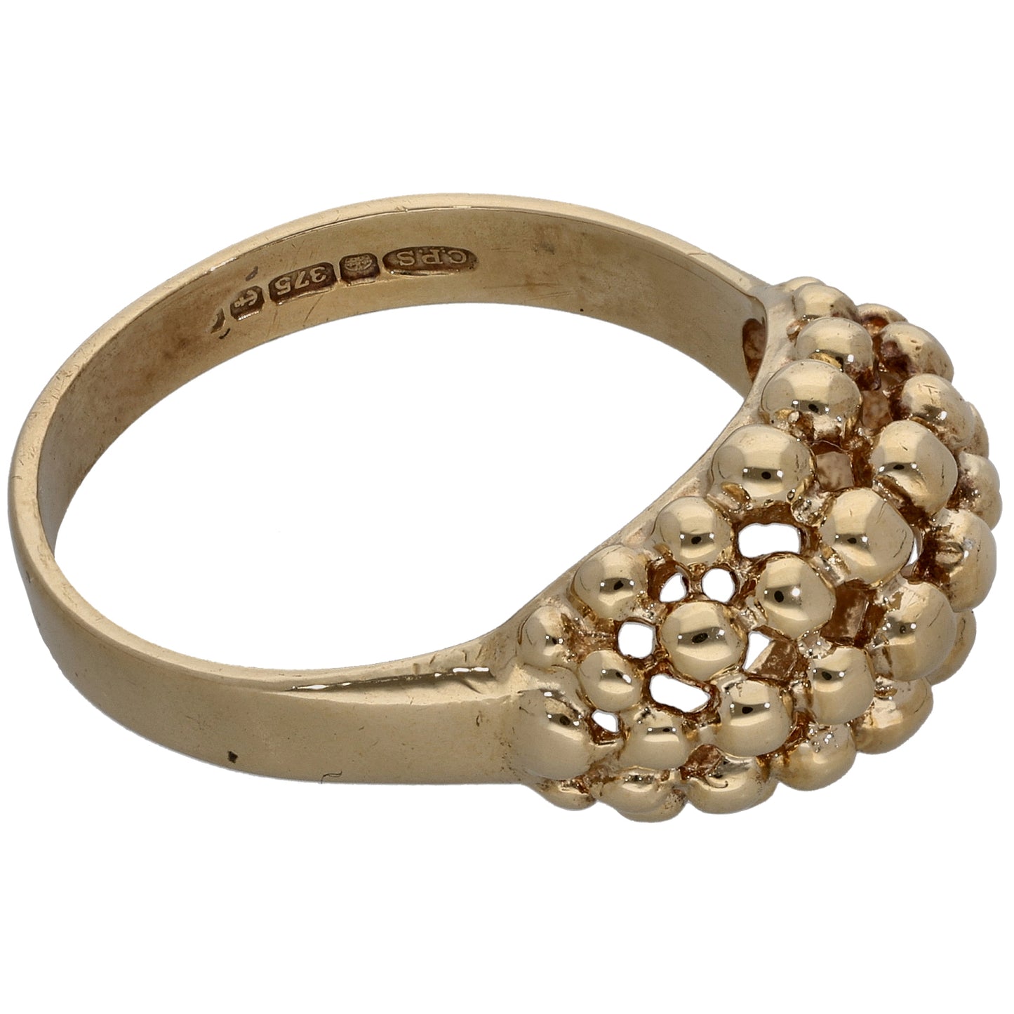 9ct Gold Alternative Ring Size Q
