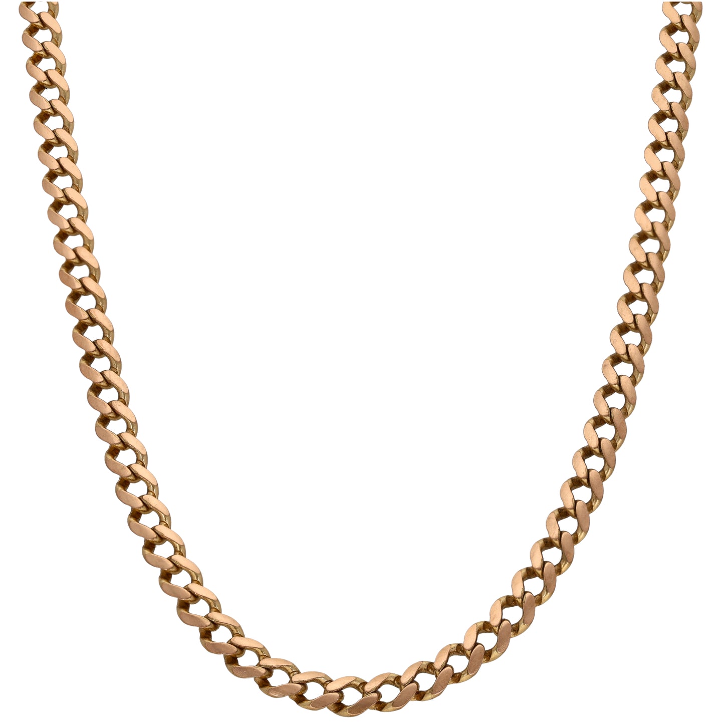 9ct Gold Curb Chain 24"