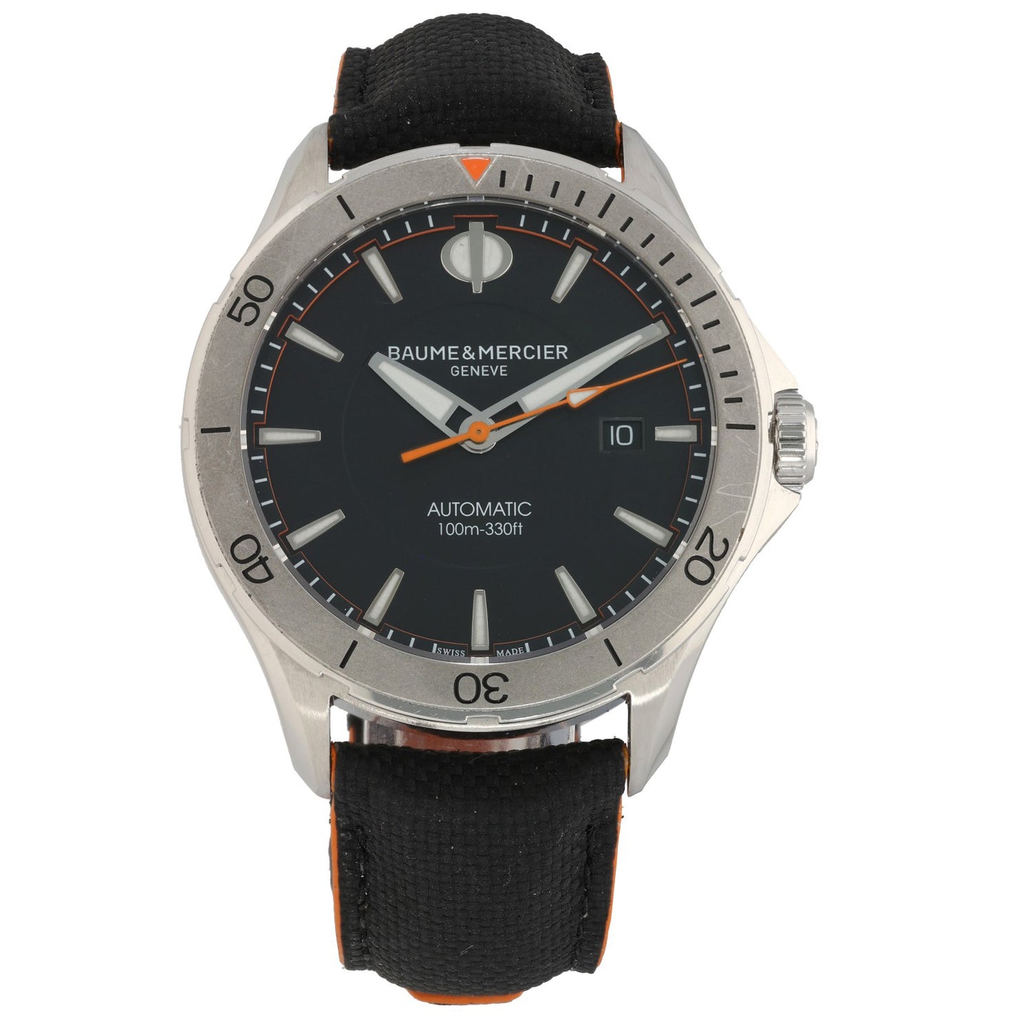 Baume Et Mercier Clifton 65819 42mm Stainless Steel Watch