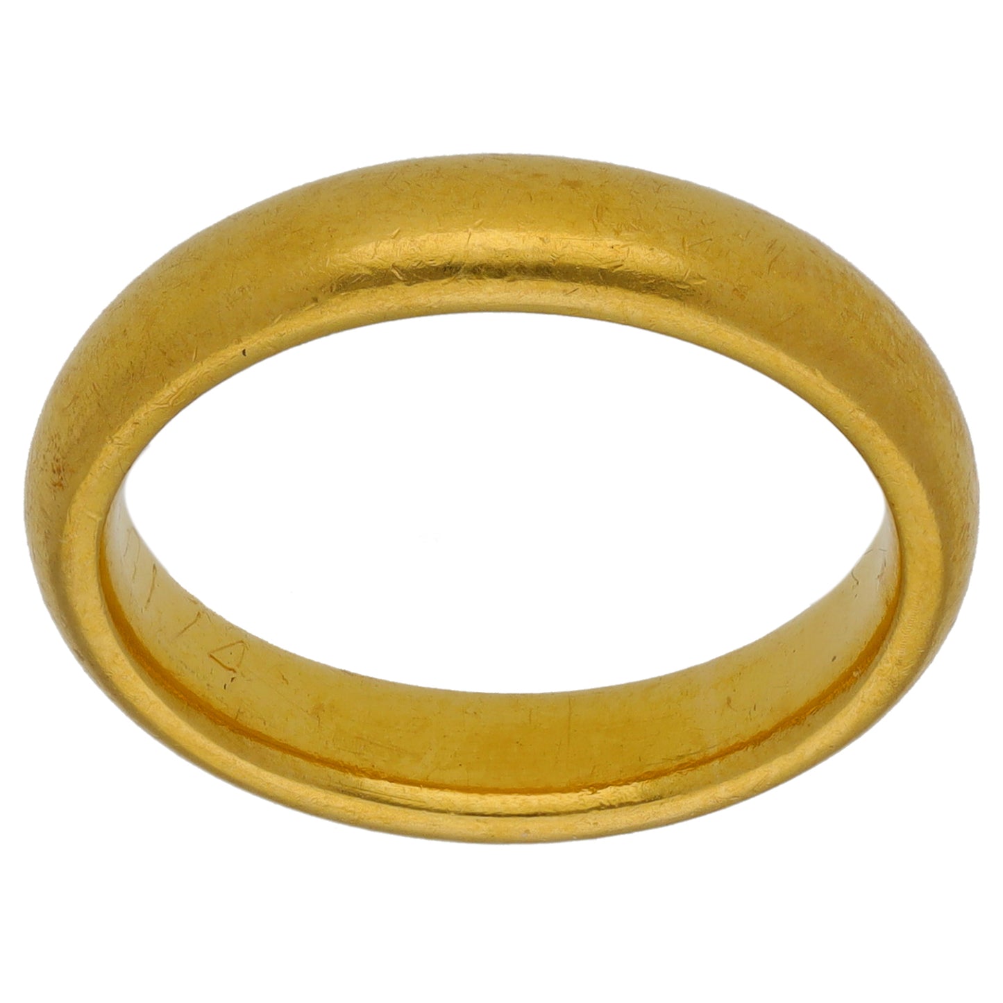 22ct Gold Plain Wedding Ring Size N