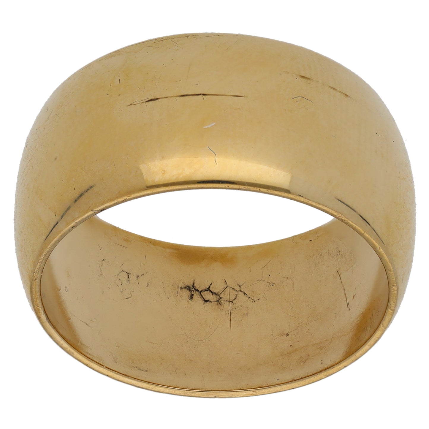 9ct Gold Plain Wedding Ring Size W