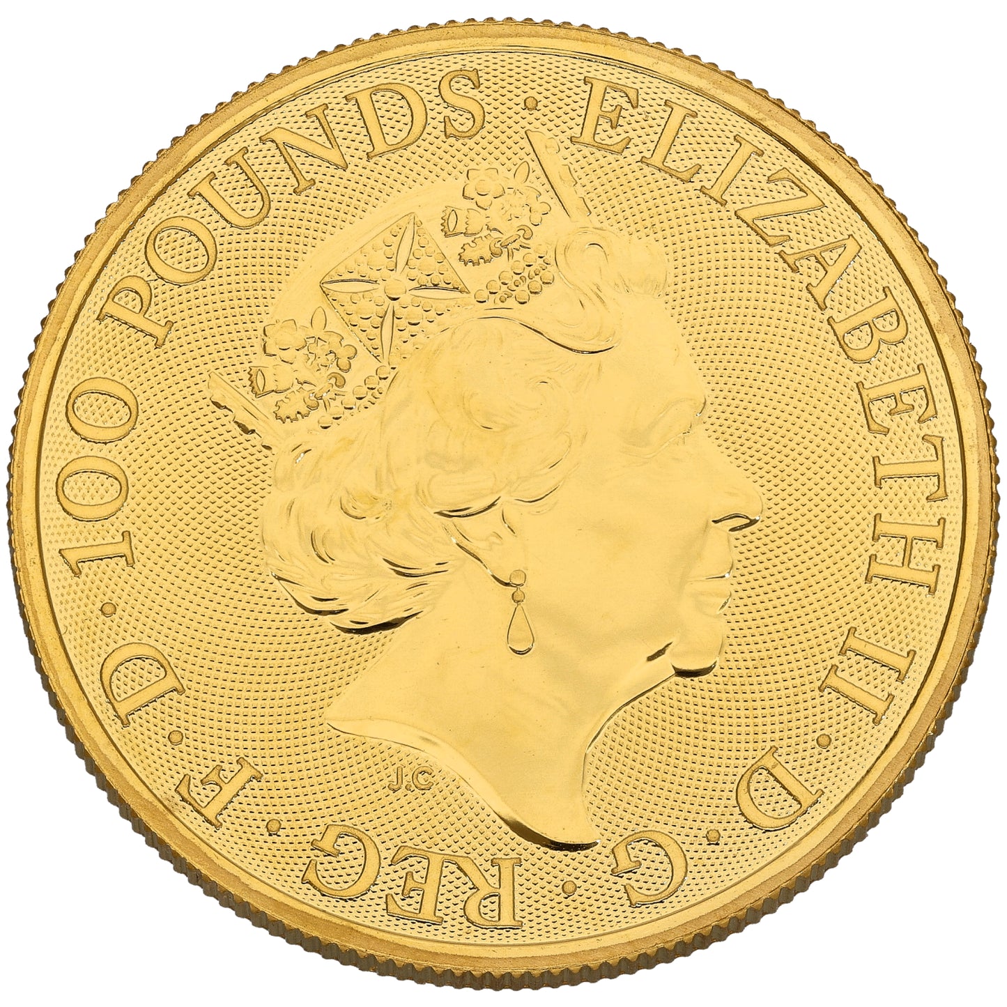 24ct Gold Yale Of Beaufort 1 OZ Coin 2019