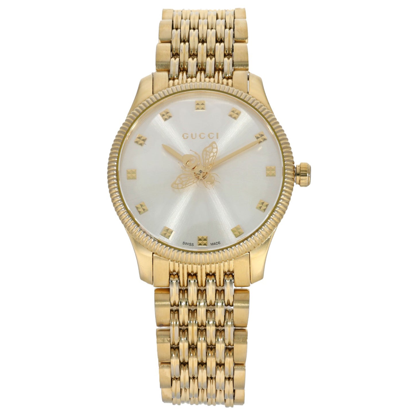 Gucci 126.5 G-Timeless 29mm Gold Plated Stainless Steel Watch