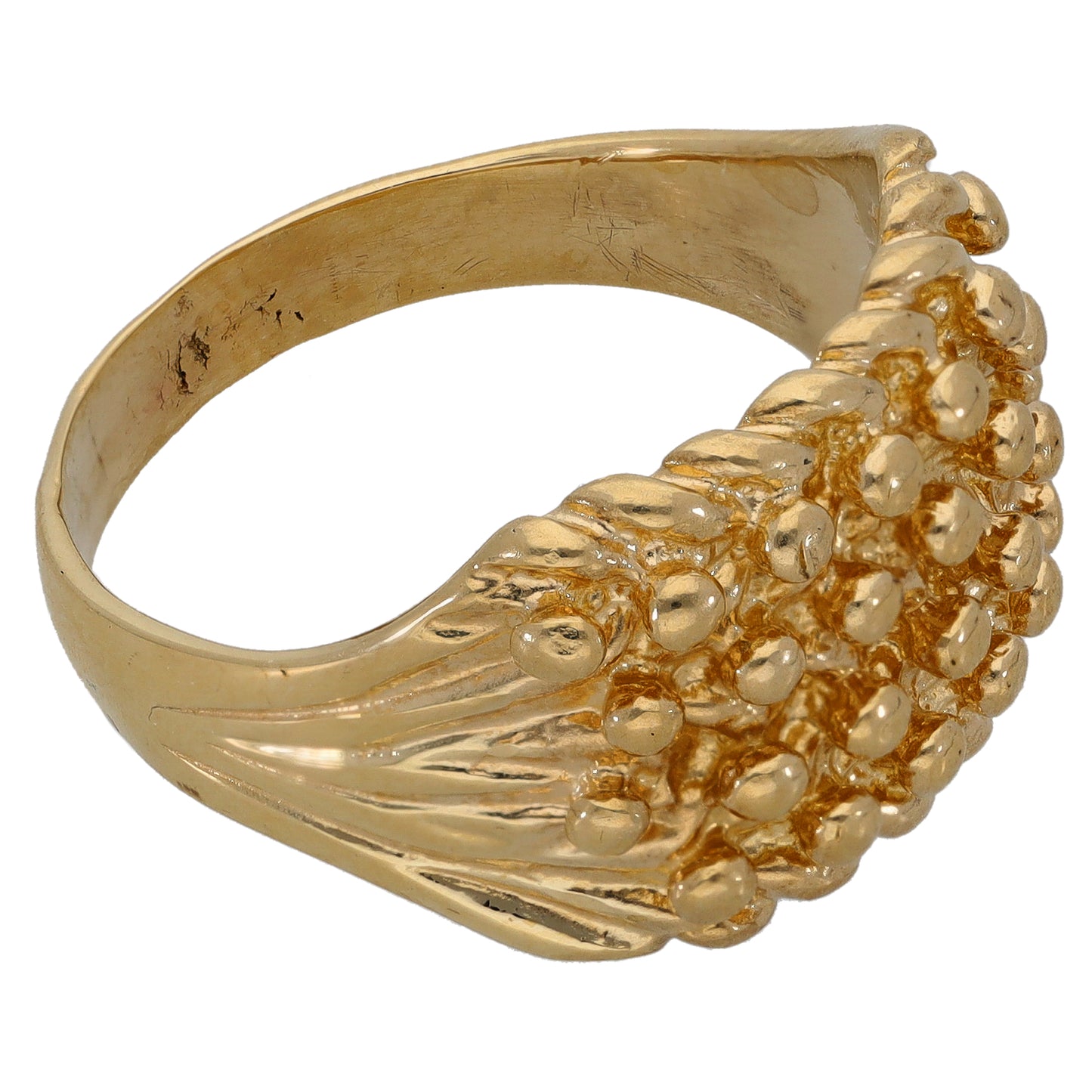 9ct Gold Keeper Ring Size X