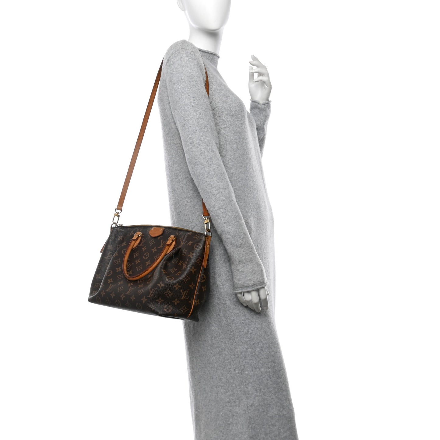 Louis Vuitton Turenne MM Monogram Coated Canvas Bag - Brown