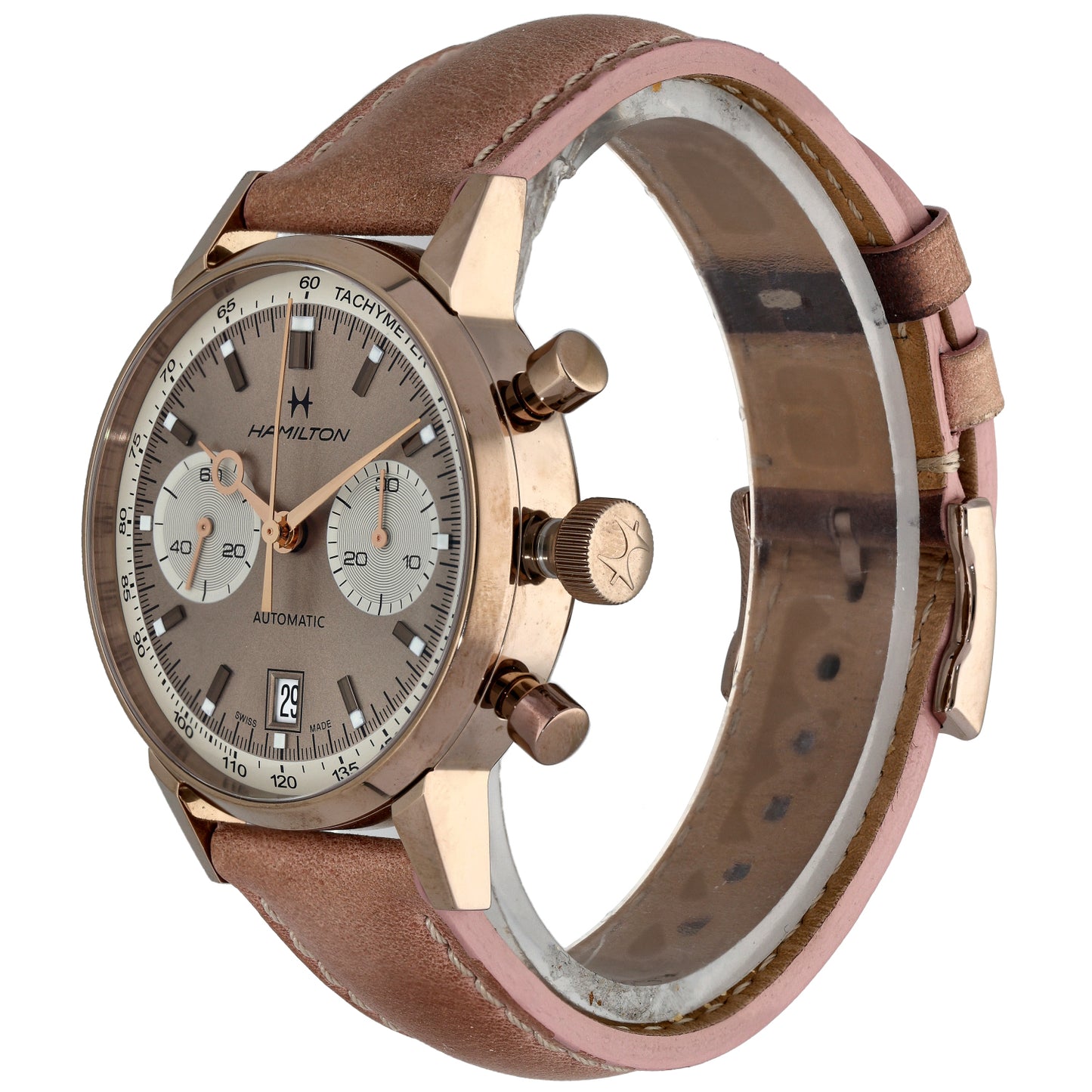 Hamilton American Classic H384260 40mm Gold Plated Watch