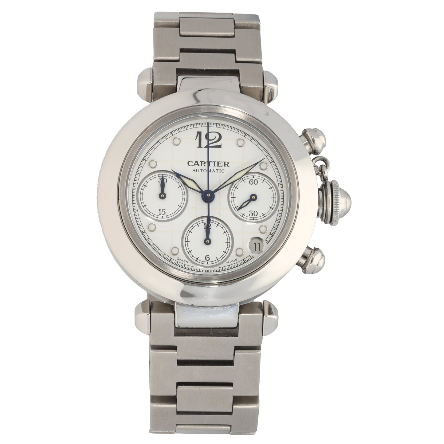 Cartier Pasha 2412 36mm Stainless Steel Watch